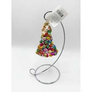 Christopher‎ Radko EGG SCRAMBLE #4641 LE Ornament Egg Rabbit Ornament NWT 01CB3